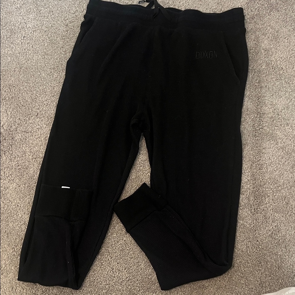 DIXXON Black Textured Pants